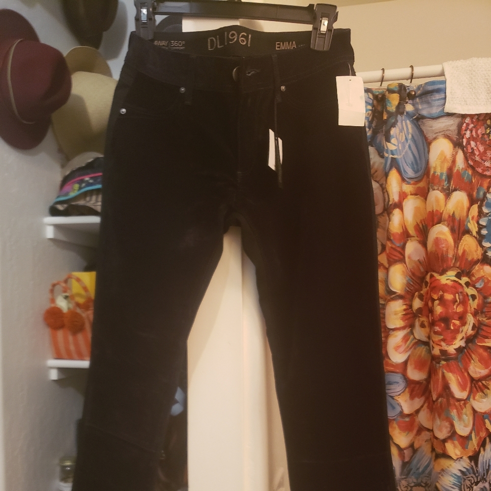 DL1961 Suede/Denim Jeans